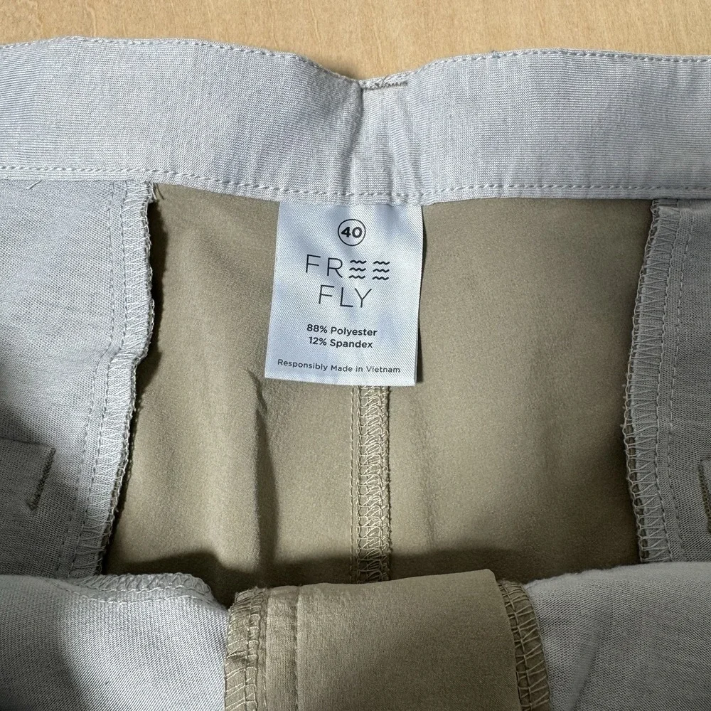 Free Fly‎ Shorts Mens 40 Gray Performance Stretch Hybrid Chino Golf Active
